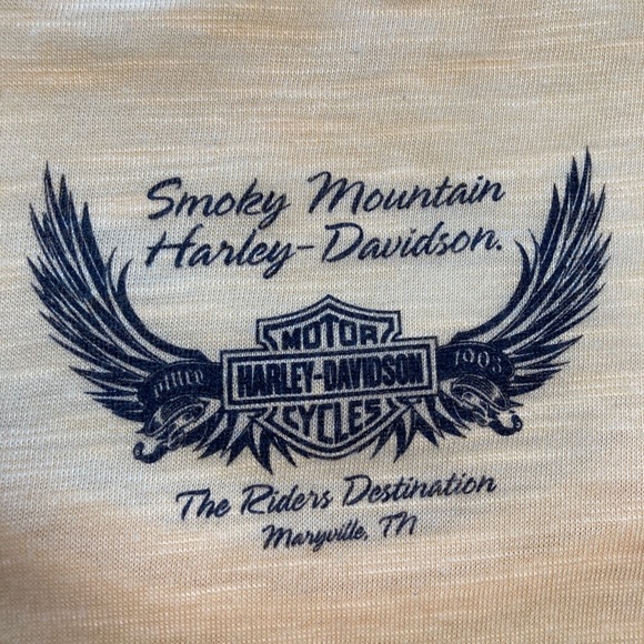 SOLD - Harley-Davidson Embellished Burnout - Picture 4 of 9